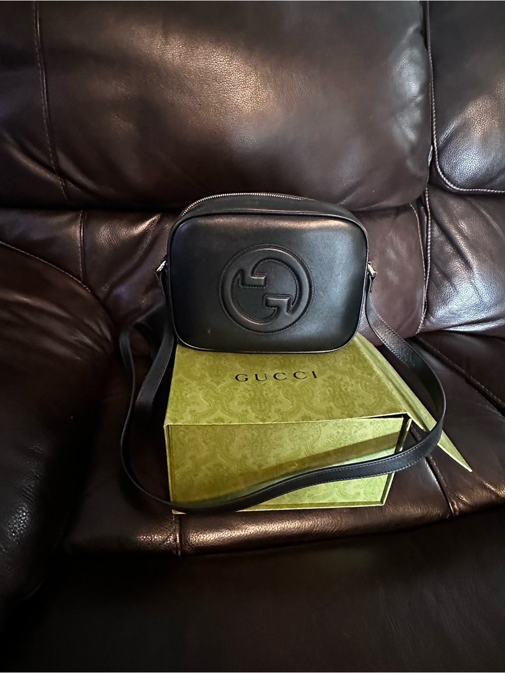 Gucci Black Soho Leather Crossbody Camera Bag - Picture 3 of 6